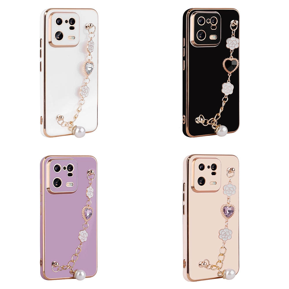 Xiaomi Uyumlu  Mi 13 Pro Kılıf El Tutamaçlı Kamera Korumalı Zore Taka Silikon Kapak