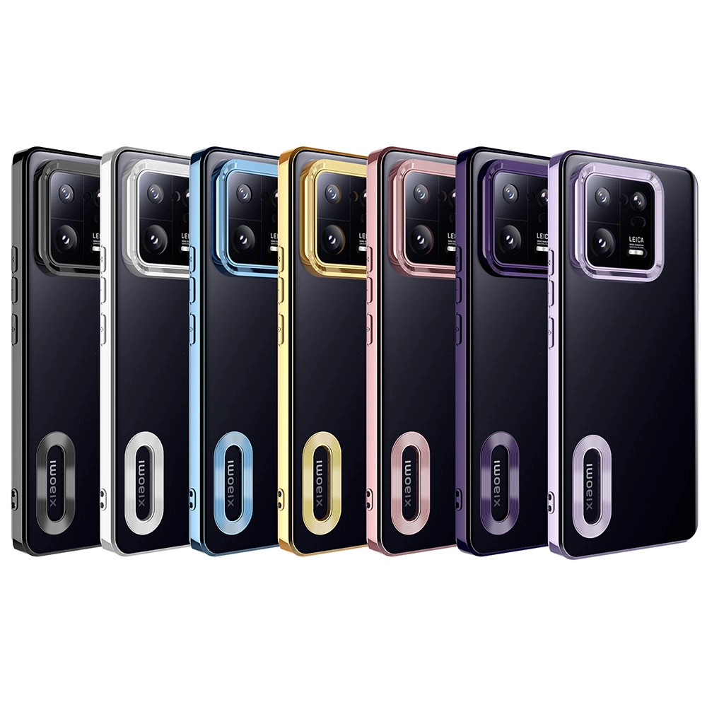 Xiaomi Uyumlu  Mi 13 Pro Kılıf Kamera Korumalı Logo Gösteren Zore Omega Kapak