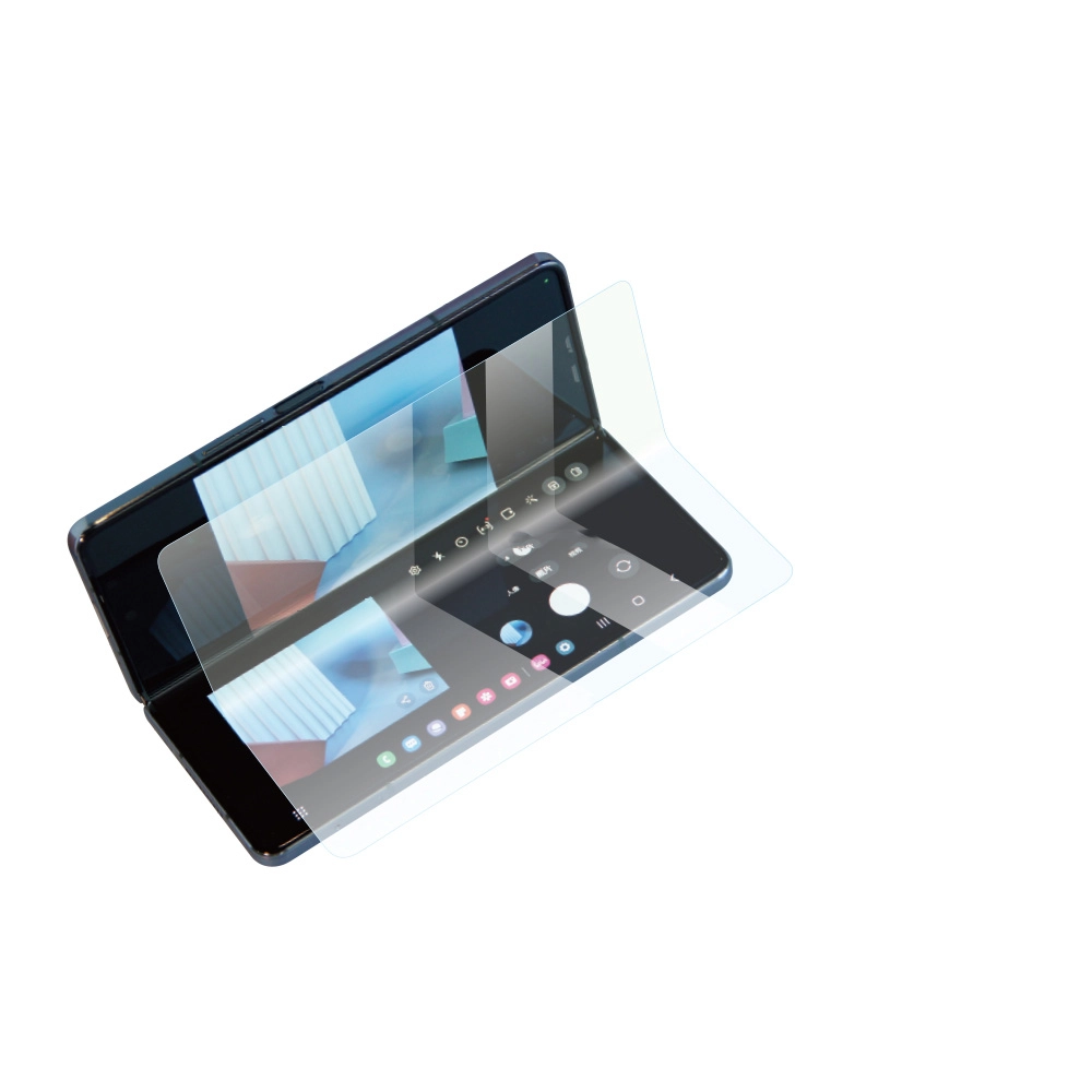 Galaxy Uyumlu Z Fold 2 Zore Hizalama Aparatlı S-Fit Body Ekran Koruyucu