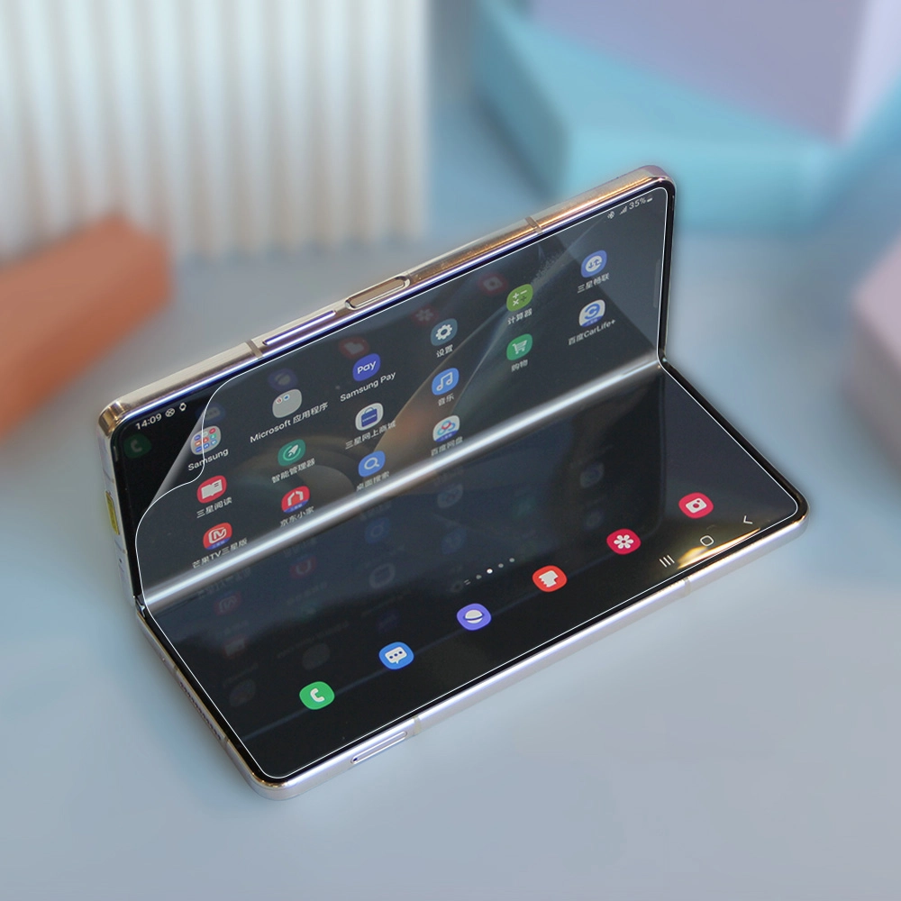 Galaxy Uyumlu Z Fold 2 Zore Hizalama Aparatlı S-Fit Body Ekran Koruyucu