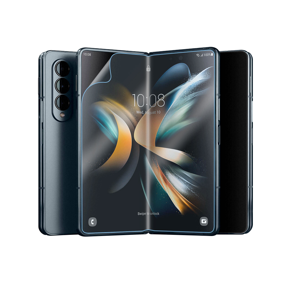 Galaxy Uyumlu Z Fold 4 Zore Hizalama Aparatlı S-Fit Body Ekran Koruyucu