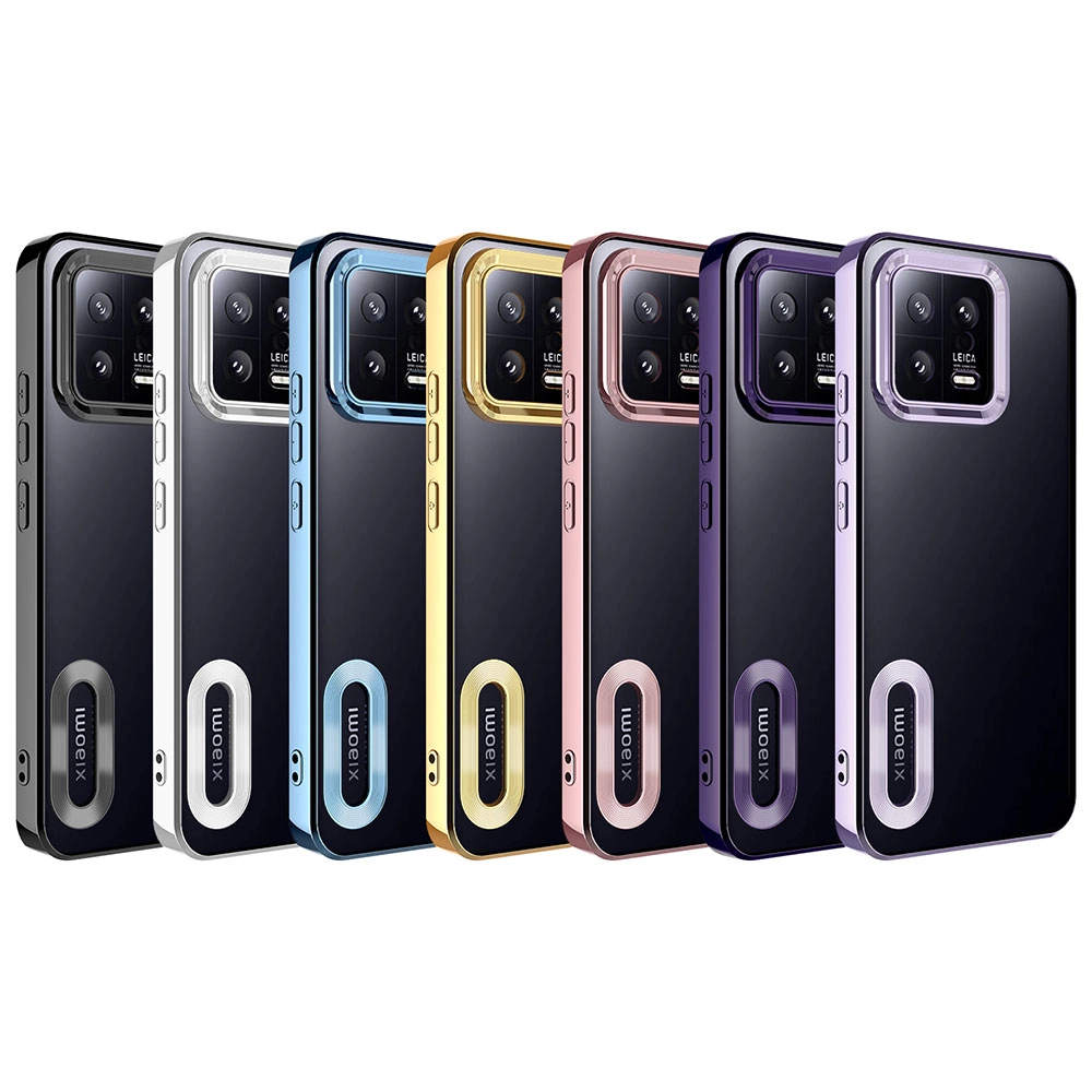 Xiaomi Uyumlu  Mi 13 Kılıf Kamera Korumalı Logo Gösteren Zore Omega Kapak