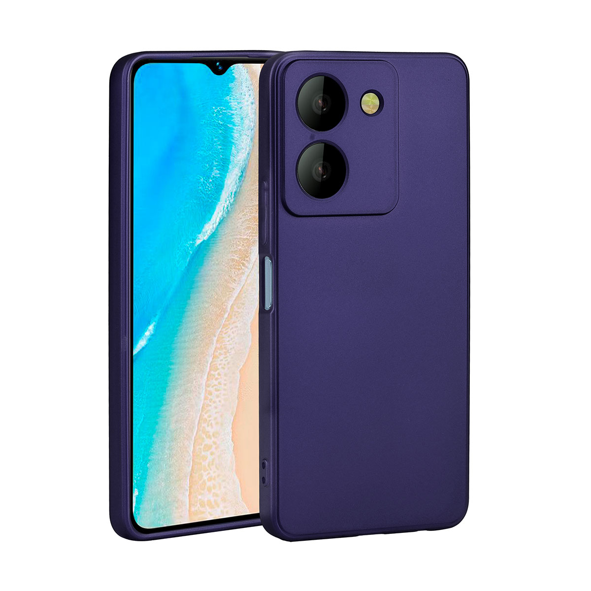 Vivo Y36 4G Kılıf Zore Premier Silikon Kapak-Lacivert