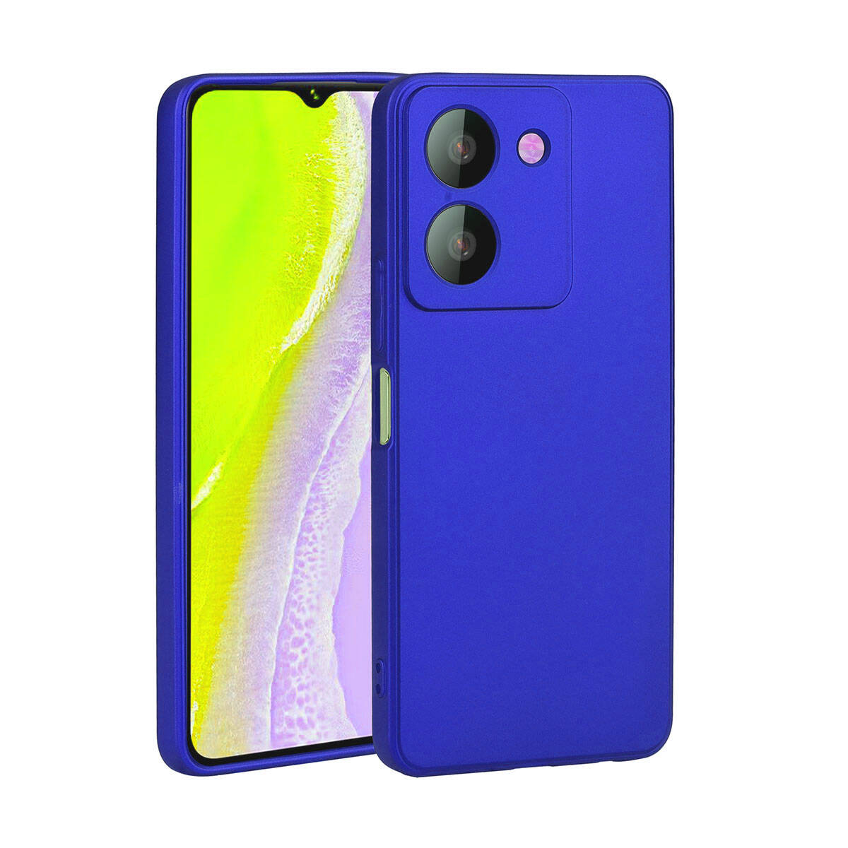 Vivo Y36 4G Kılıf Zore Premier Silikon Kapak-Saks mavi