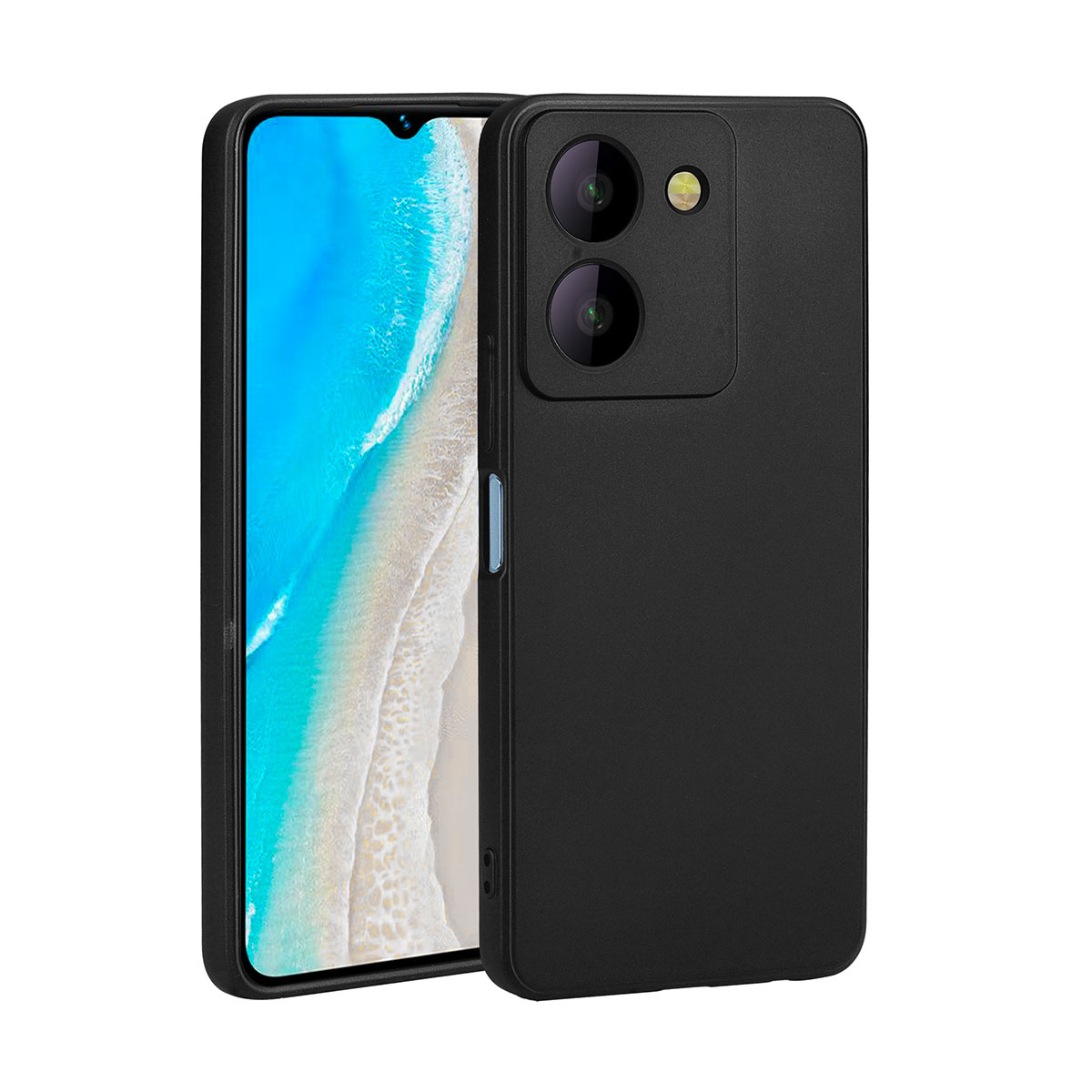 Vivo Y36 4G Kılıf Zore Premier Silikon Kapak-Siyah