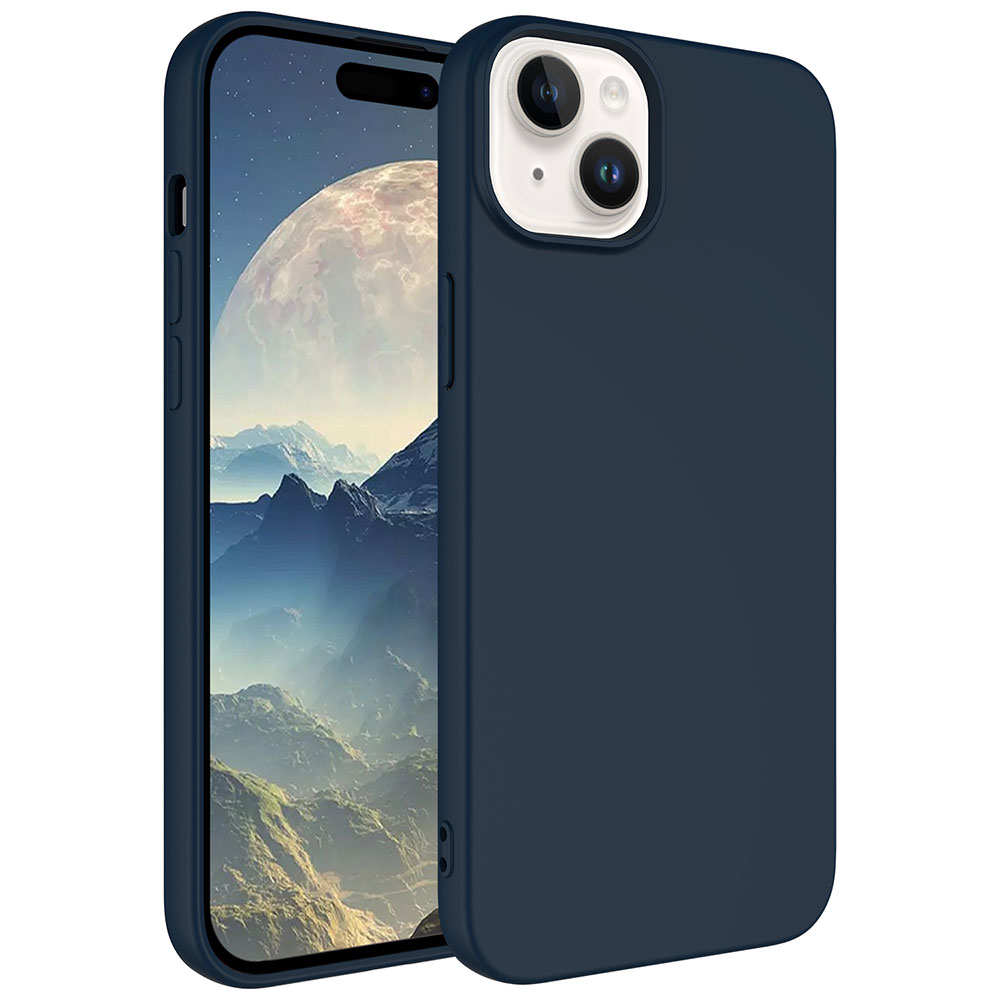 iPhone Uyumlu 15 Kılıf Zore LSR Lansman Kapak-Lacivert