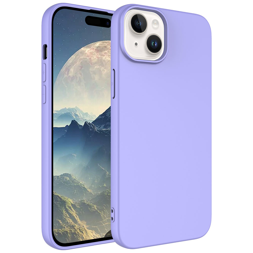 iPhone Uyumlu 15 Kılıf Zore LSR Lansman Kapak-Lila