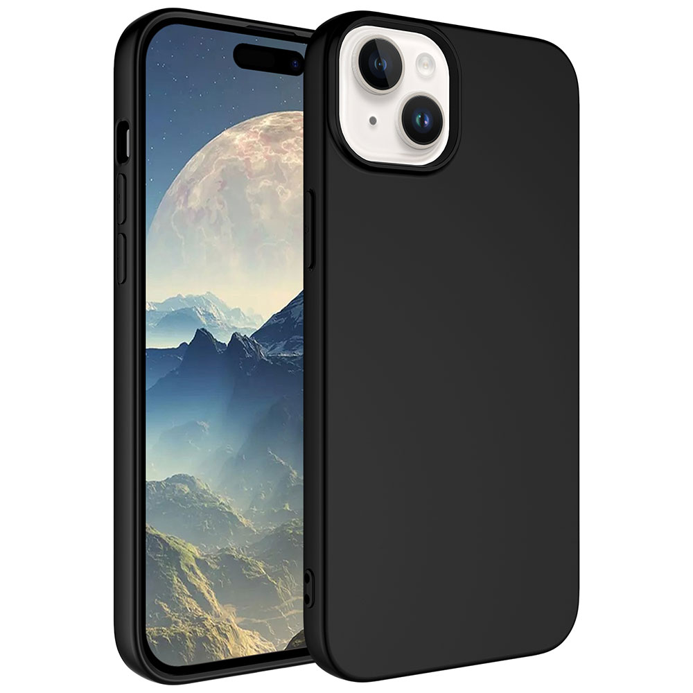 iPhone Uyumlu 15 Kılıf Zore LSR Lansman Kapak-Siyah