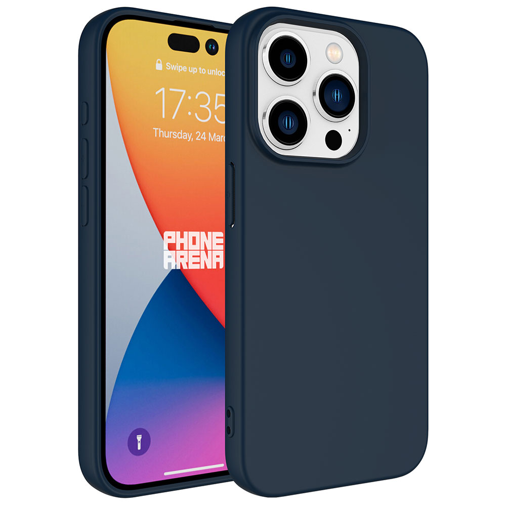 iPhone Uyumlu 15 Pro Kılıf Zore LSR Lansman Kapak-Lacivert