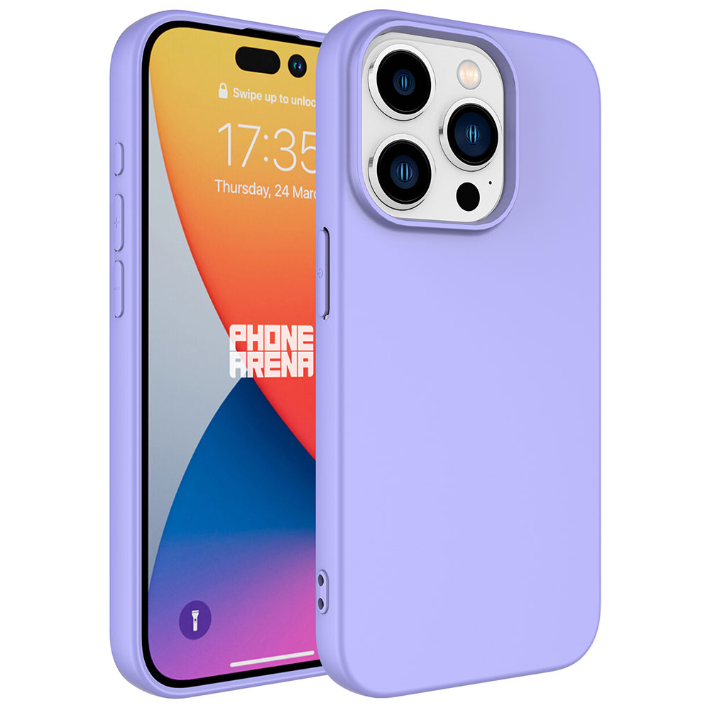 iPhone Uyumlu 15 Pro Kılıf Zore LSR Lansman Kapak-Lila