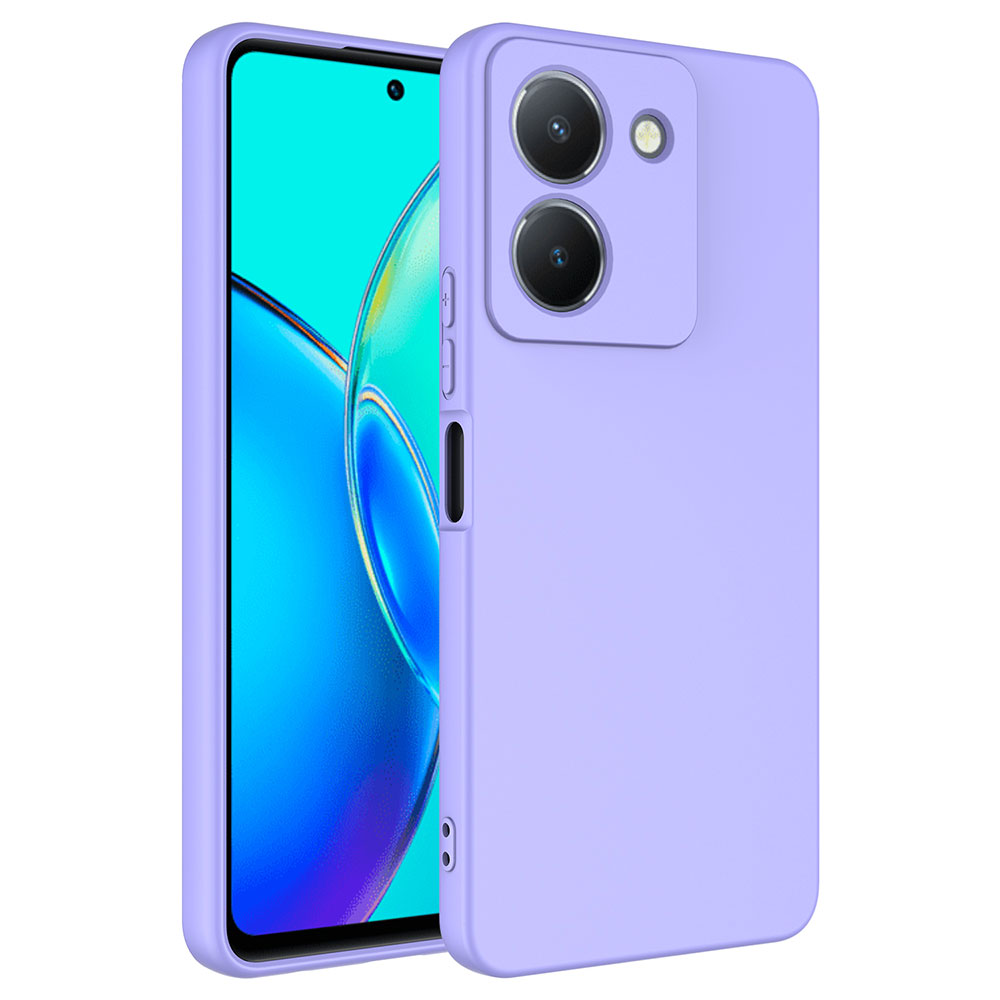 Vivo Y36 4G Kılıf Zore Mara Lansman Kapak-Lila