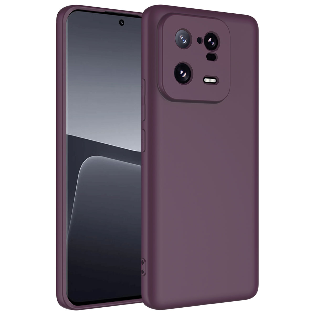 Xiaomi Uyumlu  Mi 13 Pro Kılıf Zore Mara Lansman Kapak-Koyu mor
