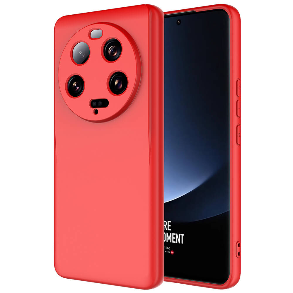 Xiaomi Uyumlu  Mi 13 Ultra Kılıf Zore Mara Lansman Kapak-Kırmızı