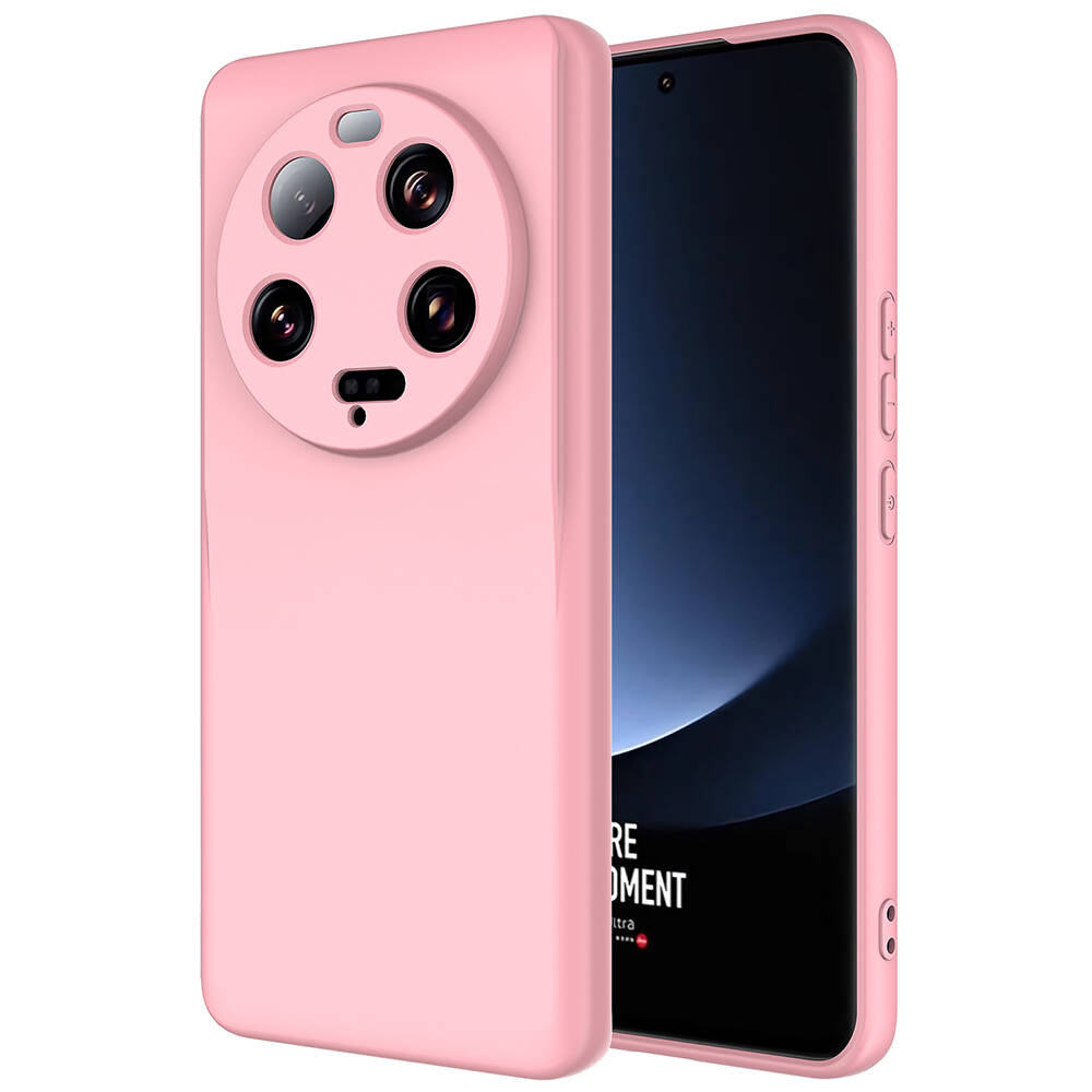Xiaomi Uyumlu  Mi 13 Ultra Kılıf Zore Mara Lansman Kapak-Pembe açık