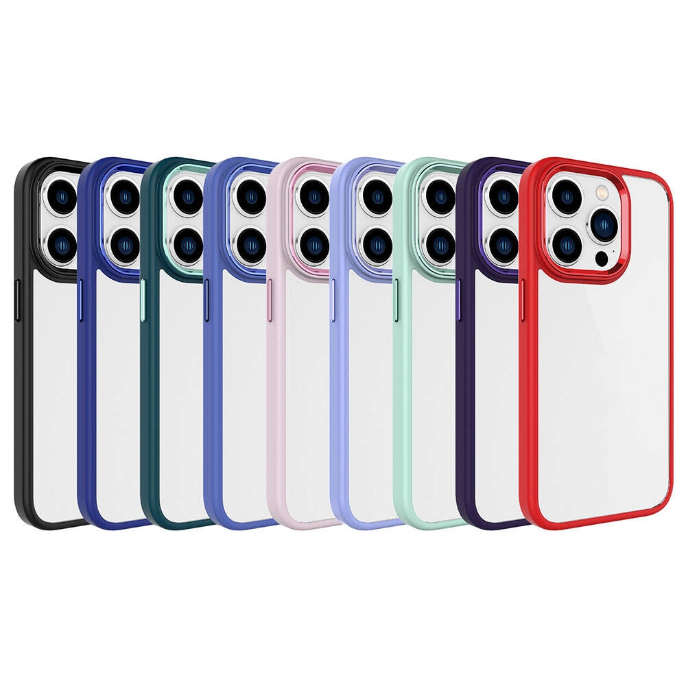 iPhone Uyumlu 15 Pro Max Kılıf Zore Krom Kapak