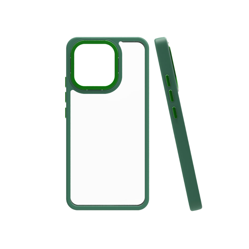 Xiaomi Uyumlu  Mi 13 Kılıf Zore Flora Kapak-Yeşil