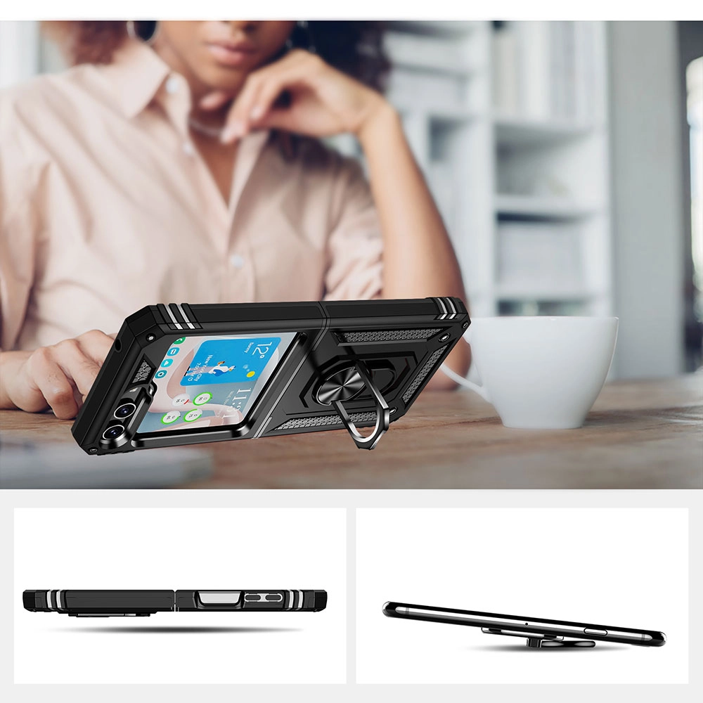 Galaxy Uyumlu Z Flip 5 Kılıf Zore Vega Kapak