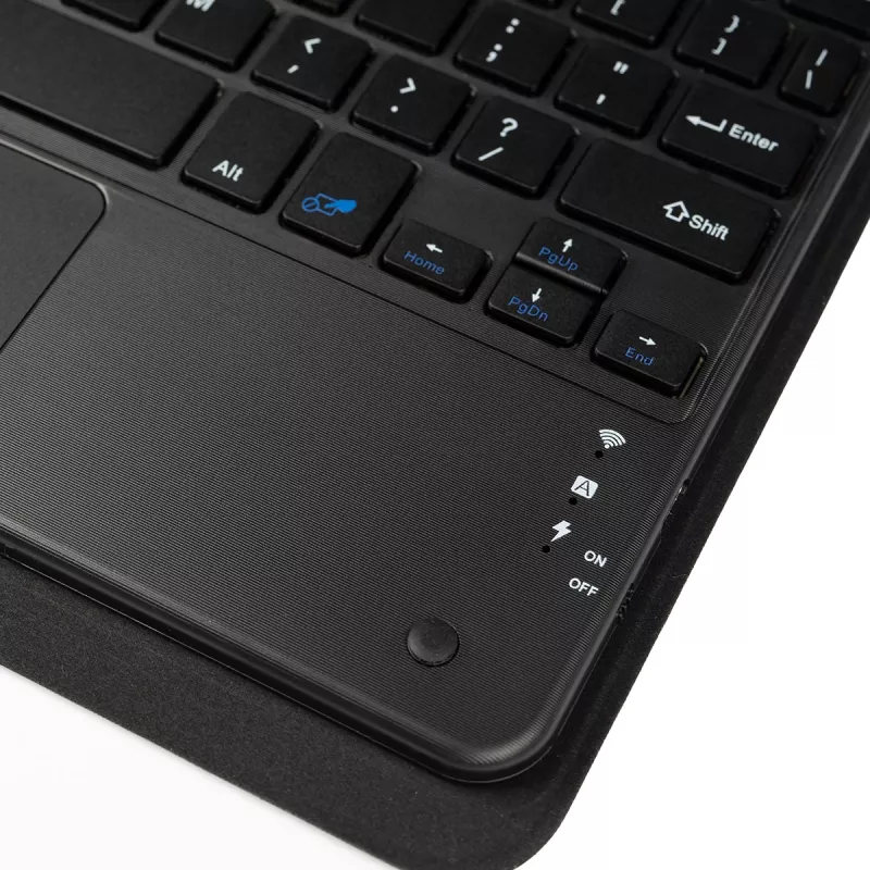 iPad Uyumlu Pro 12.9 2020 (4.Nesil) Zore Border Keyboard Bluetooh Bağlantılı Standlı Klavyeli Tablet Kılıfı