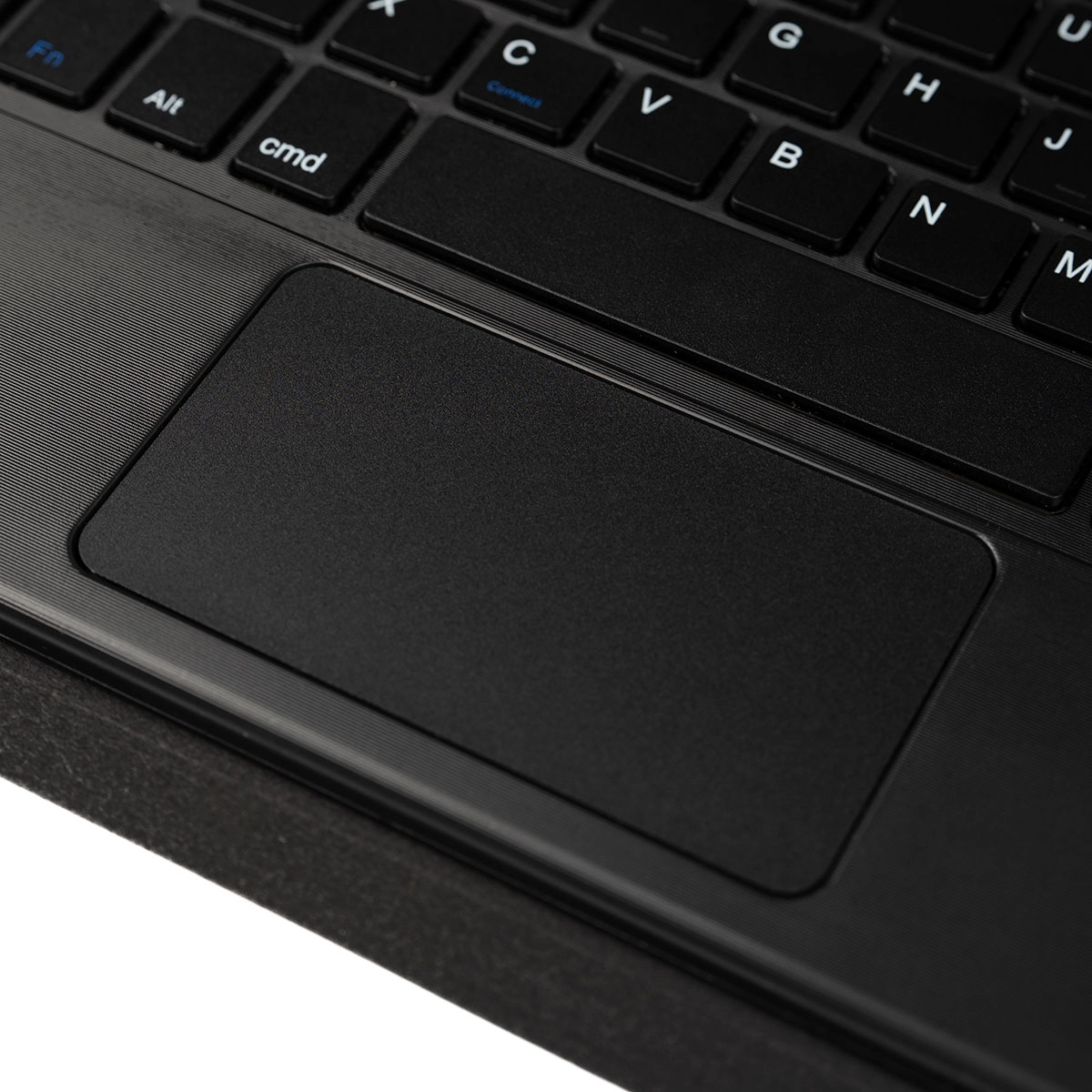 iPad Uyumlu Pro 12.9 2020 (4.Nesil) Zore Border Keyboard Bluetooh Bağlantılı Standlı Klavyeli Tablet Kılıfı