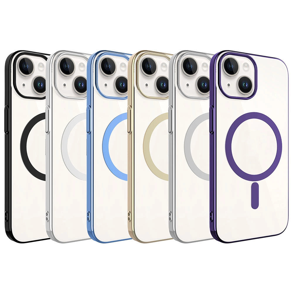iPhone Uyumlu 15 Kılıf Zore Wireless Şarj Özellikli Pixel M-safe Kapak