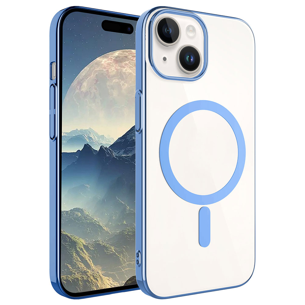 iPhone Uyumlu 15 Kılıf Zore Wireless Şarj Özellikli Pixel M-safe Kapak