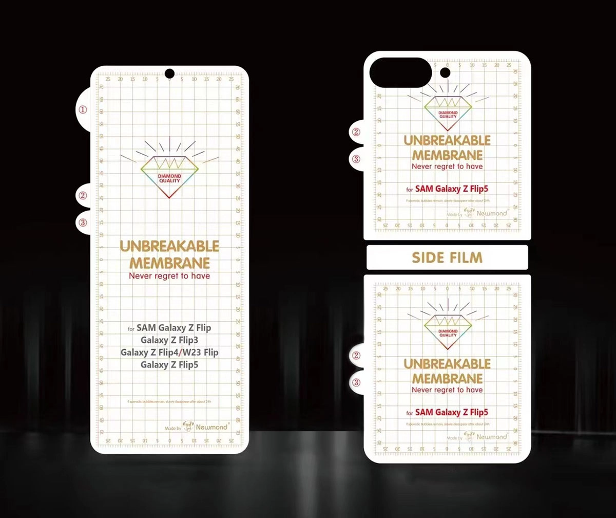 Galaxy Uyumlu Z Flip 5 Zore Narr Tpu Çiftli Body Ekran Koruyucu