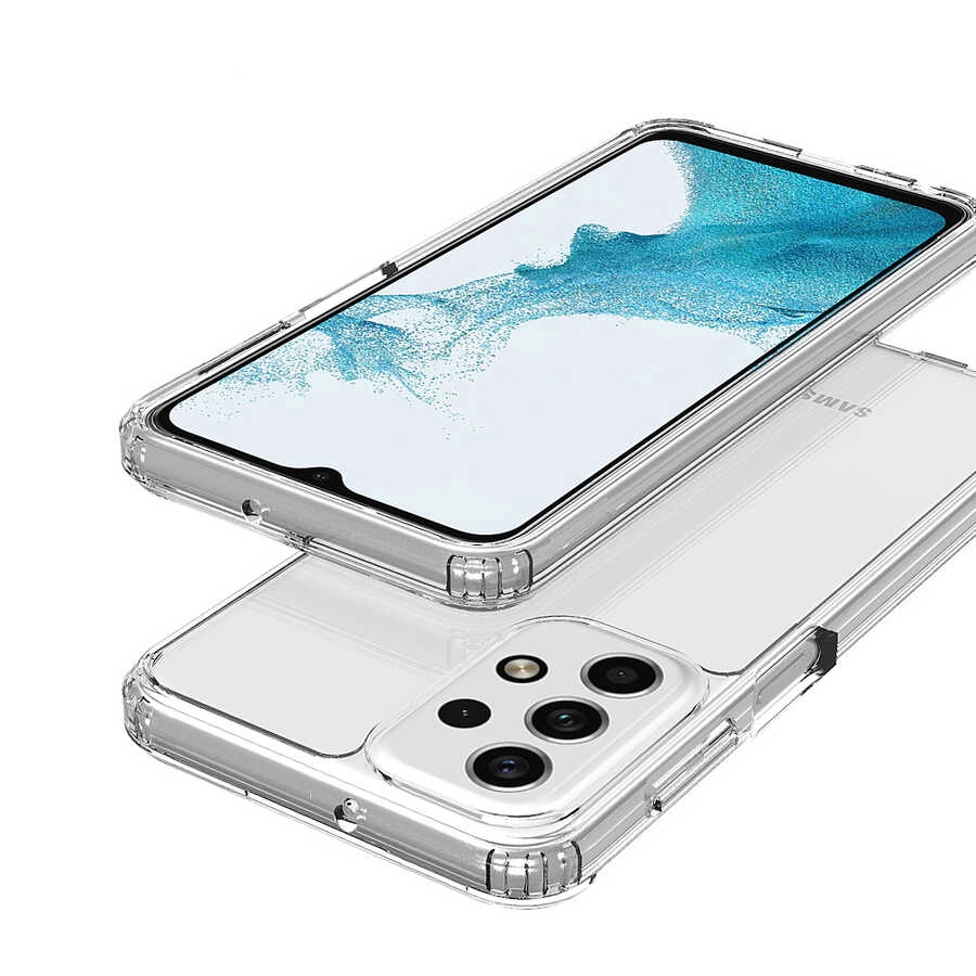 Galaxy Uyumlu A73 Kılıf Zore 2mm Anti Shock Silikon