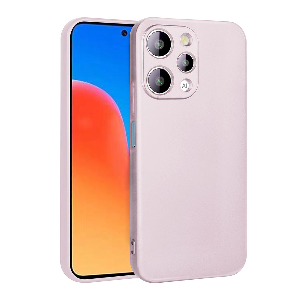 Xiaomi Uyumlu  Redmi 12 Kılıf Zore Premier Silikon Kapak-Rose gold