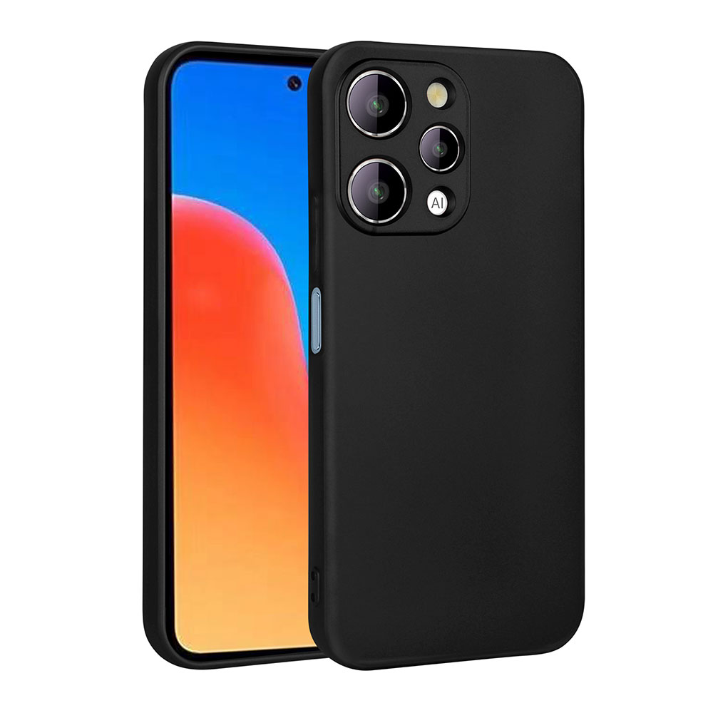 Xiaomi Uyumlu  Redmi 12 Kılıf Zore Premier Silikon Kapak-Siyah