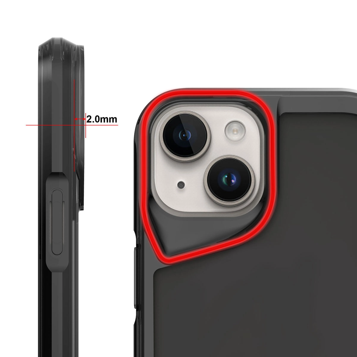 iPhone Uyumlu 15 Kılıf Zore T-Max Kapak