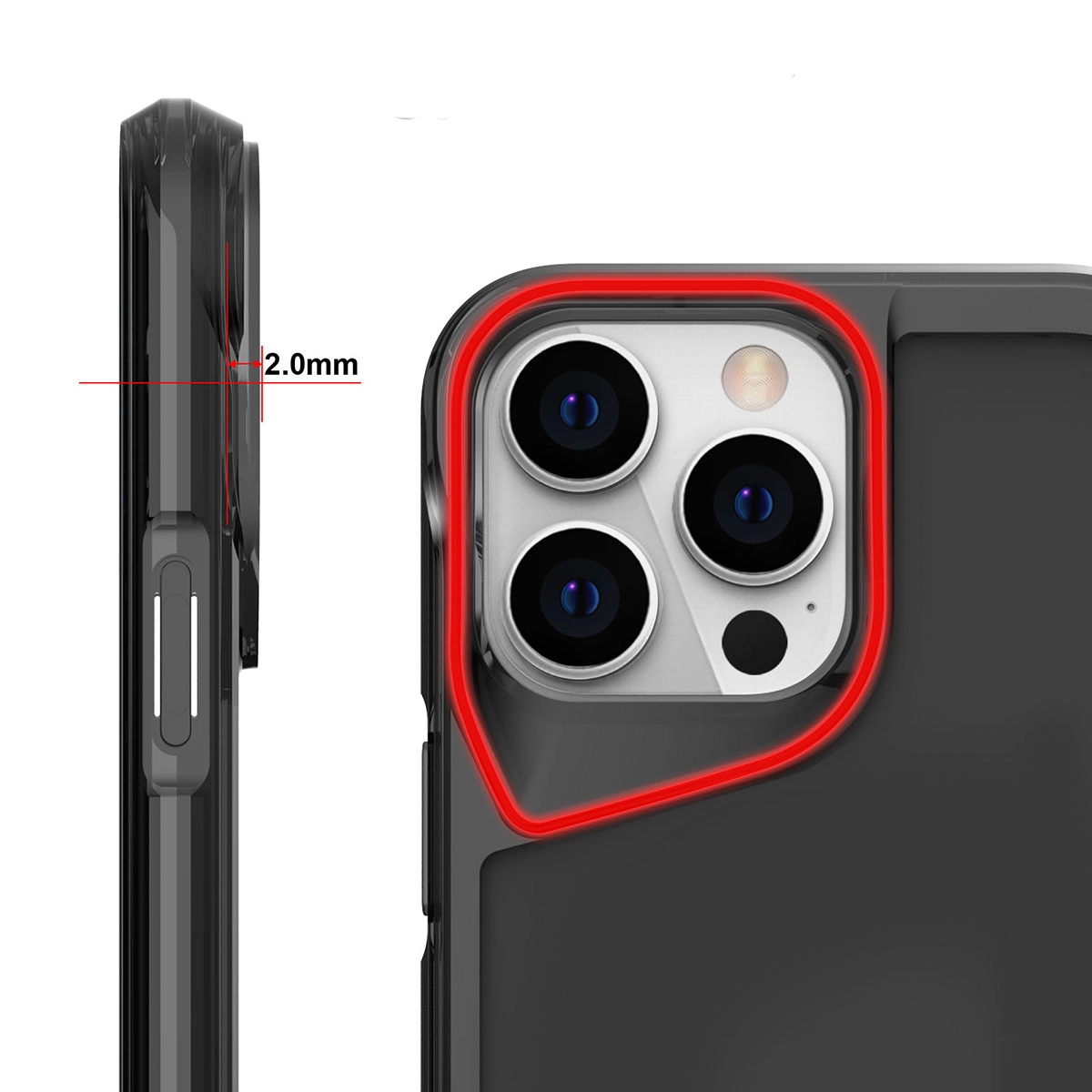 iPhone Uyumlu 15 Pro Max Kılıf Zore T-Max Kapak