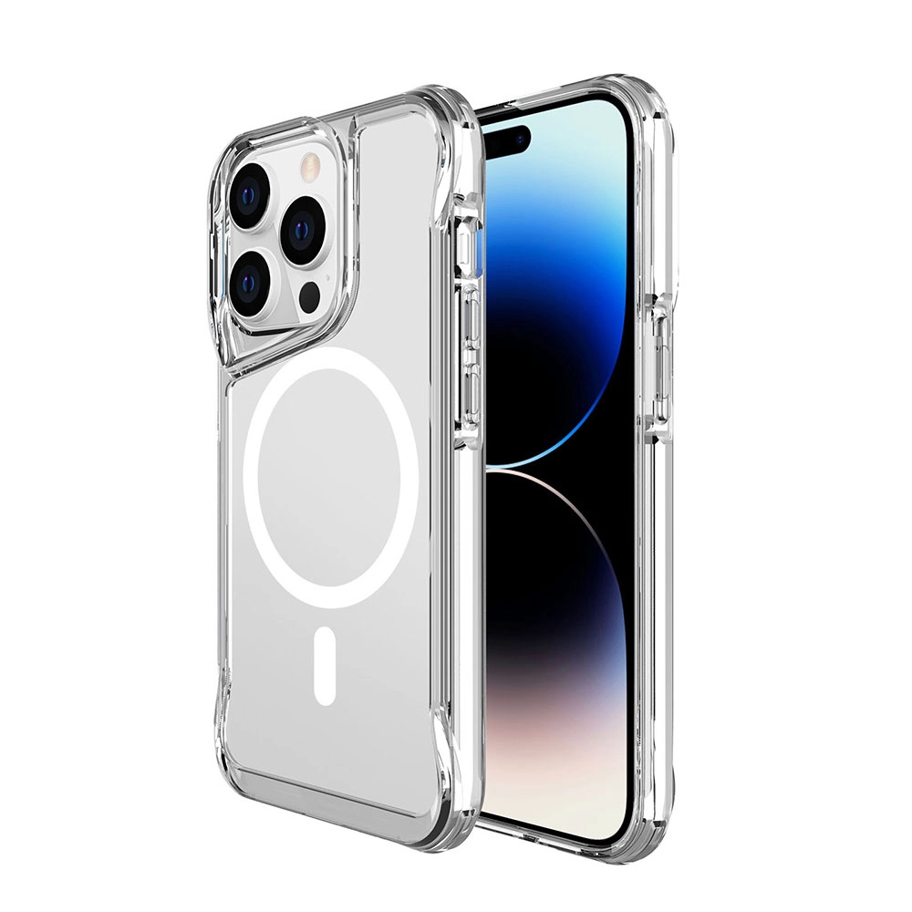 iPhone Uyumlu 15 Pro Kılıf Zore M-safe Şarj Özellikli T-Max M-safe Kapak