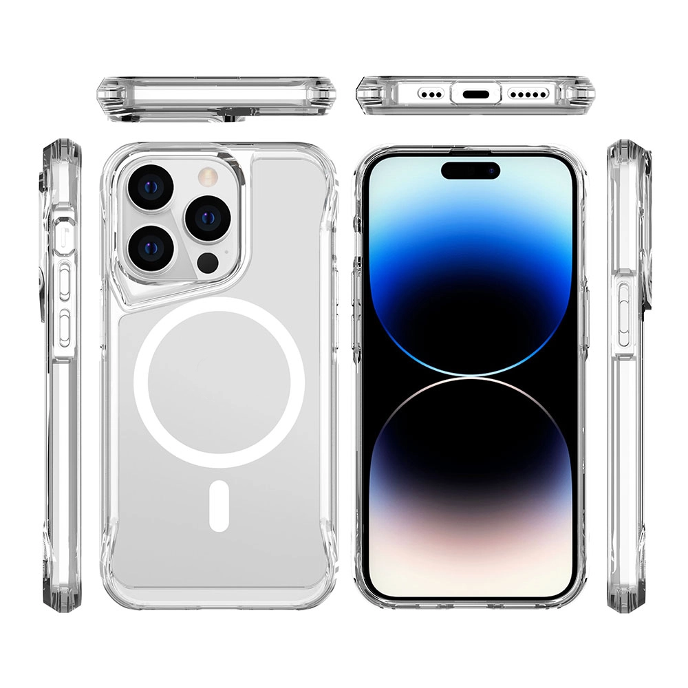 iPhone Uyumlu 15 Pro Max Kılıf Zore M-safe Şarj Özellikli T-Max M-safe Kapak