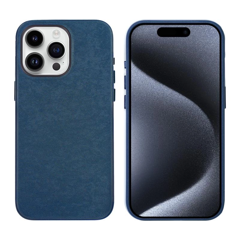 iPhone Uyumlu 15 Pro Kılıf Zore Mikro Fiber Mimoza Kapak