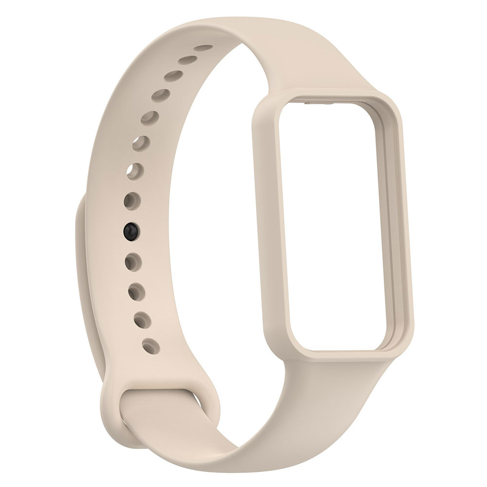 Xiaomi Uyumlu  Redmi Smart Band 2 Zore KRD-87 Silikon Kordon-Krem