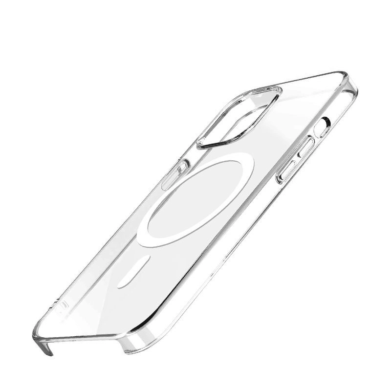 iPhone Uyumlu 15 Pro Max Kılıf IC Çipli Zore Wireless Şarj Özellikli Şeffaf Orjin Kapak