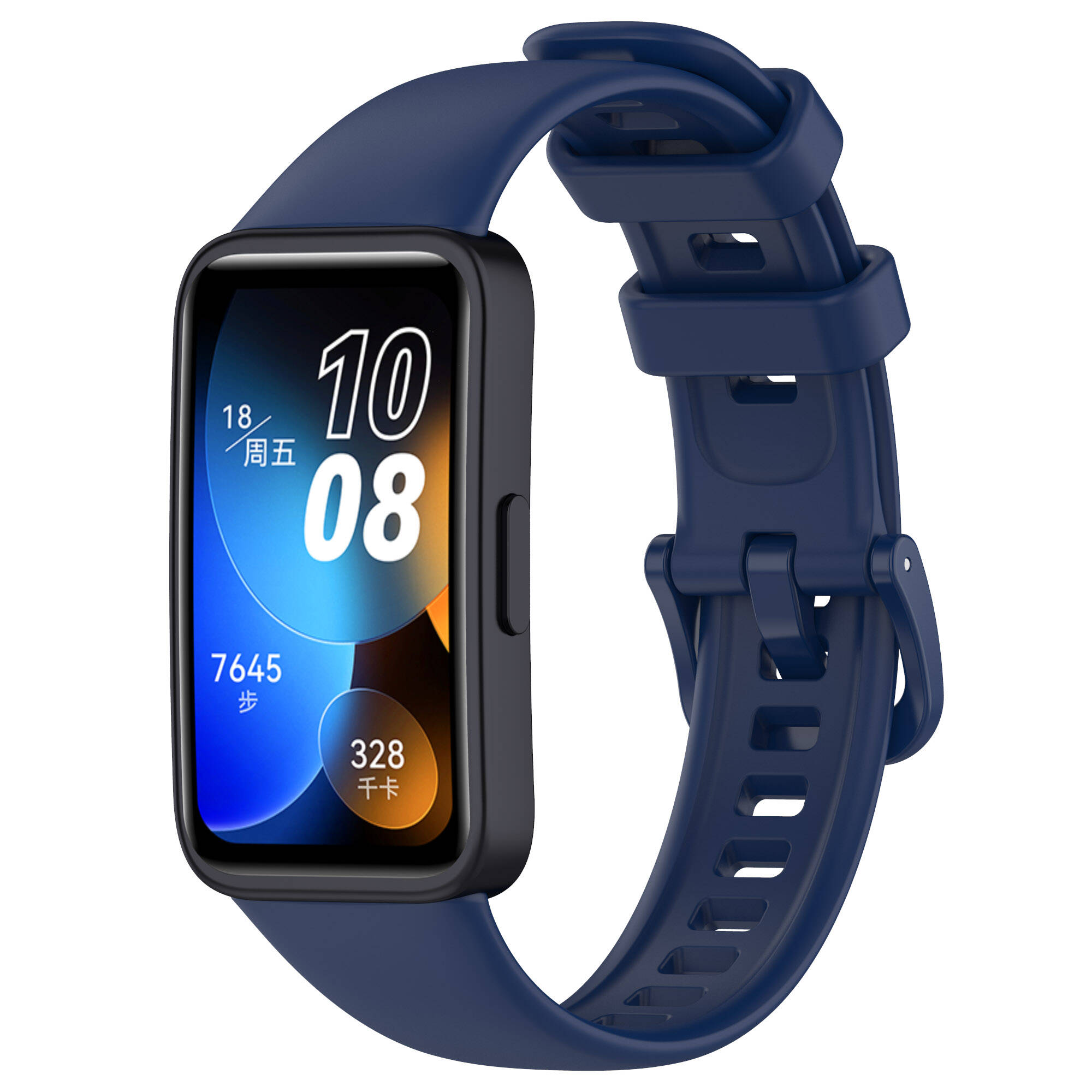 Huawei Uyumlu Band 8 Zore Klasik Kordon-Lacivert