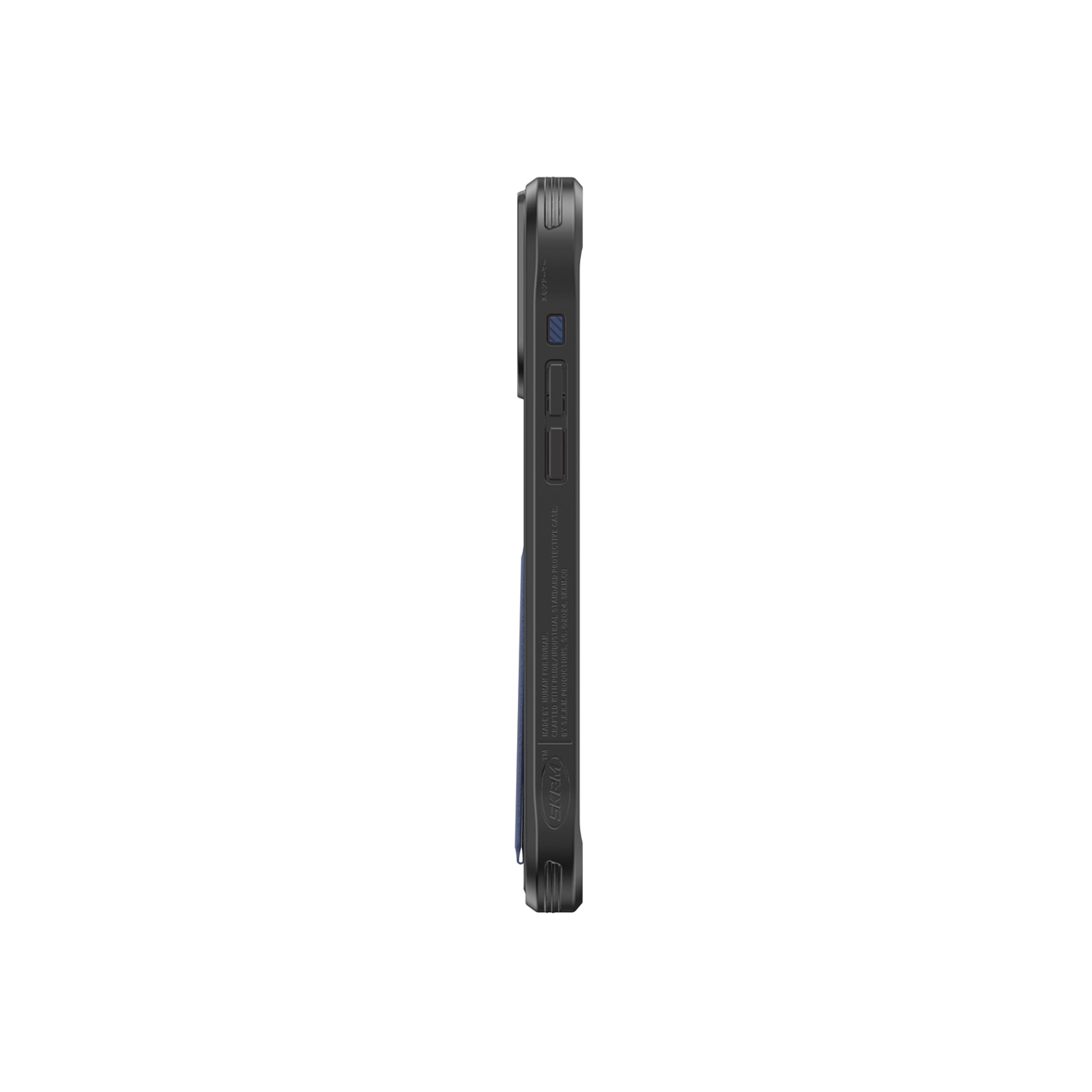 iPhone Uyumlu 15 Pro Max Kılıf SkinArma Standlı Deri Görünümlü Slate Kapak