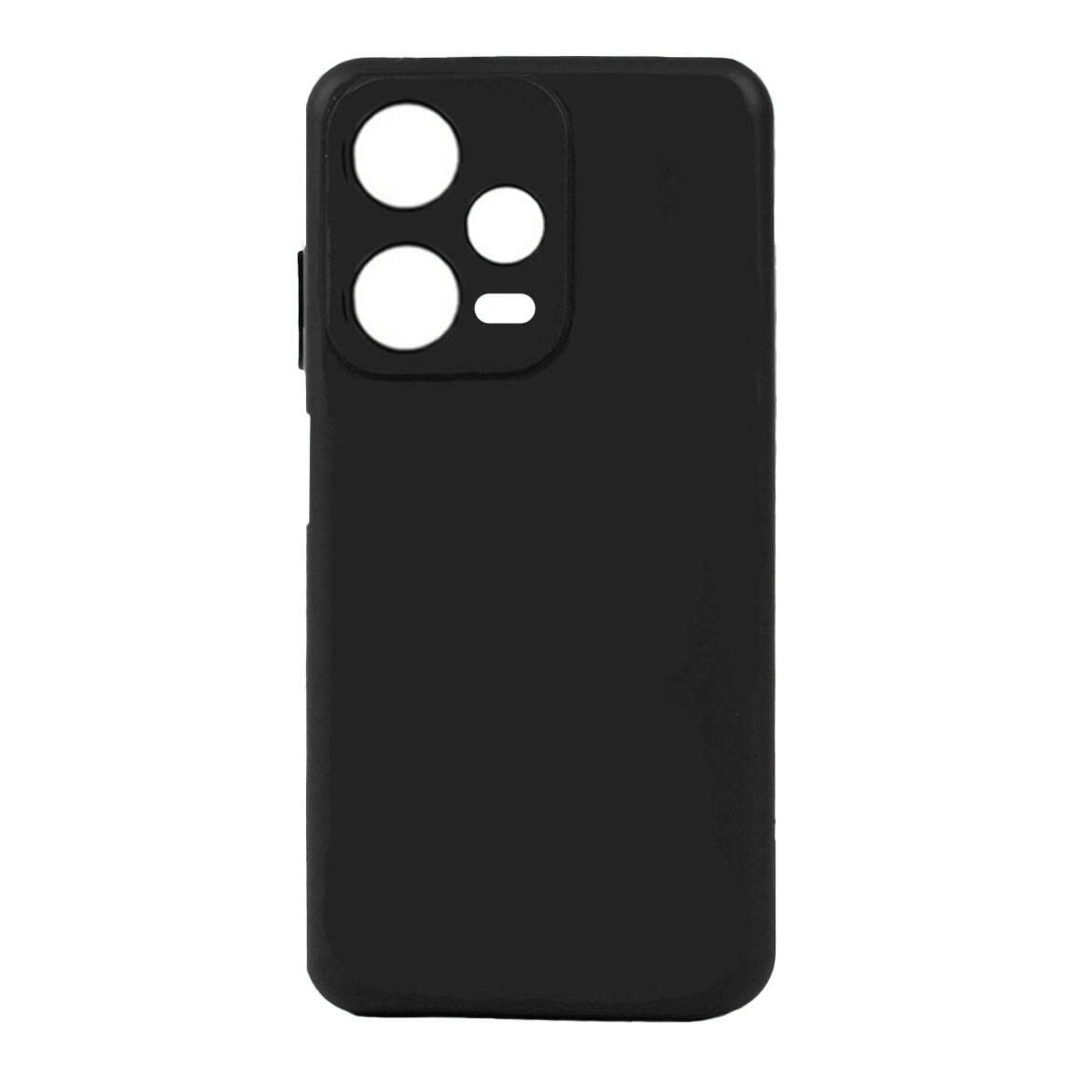 Xiaomi Uyumlu  Redmi Note 12 Pro 5G Kılıf Zore Biye Silikon-Siyah