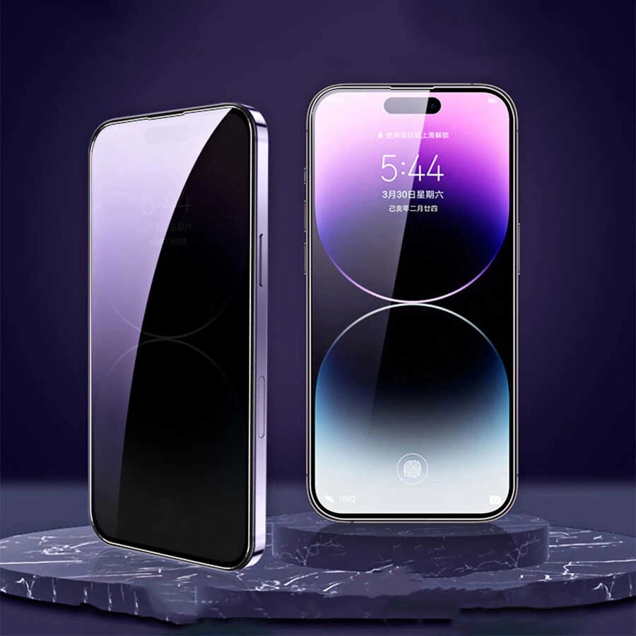 iPhone Uyumlu 15 Pro Max Zore Kor Hayalet Cam Ekran Koruyucu