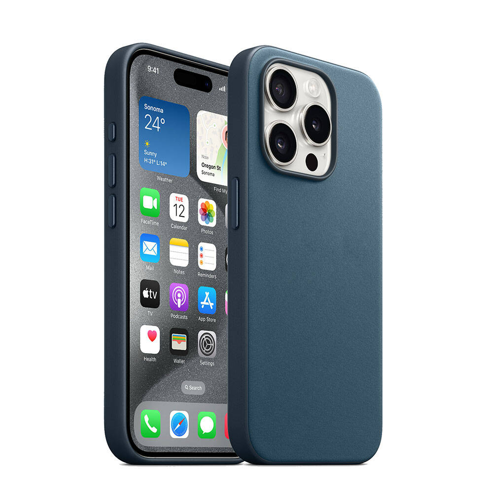 iPhone Uyumlu 15 Pro Max Kılıf Zore M-safe Şarj Özellikli Mikro Fiber Optimal Kapak