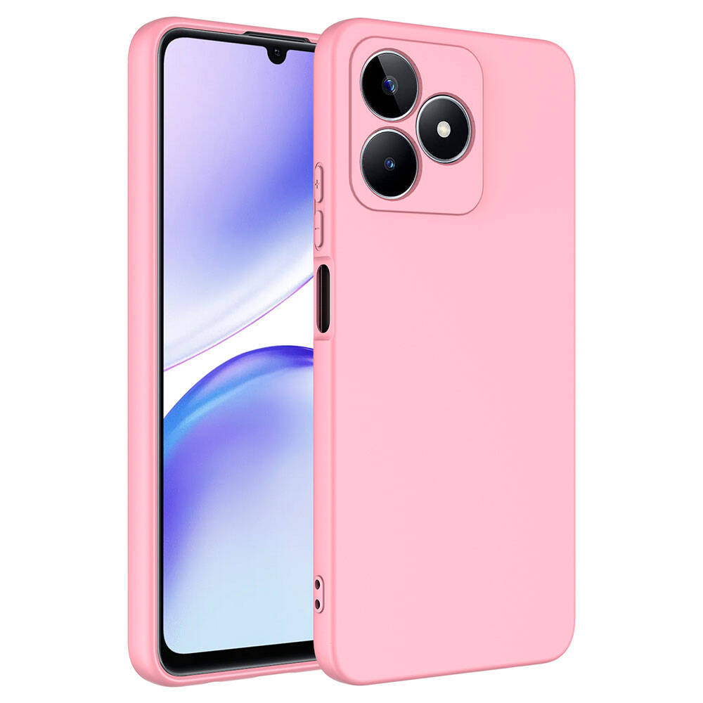 Realme C53 Kılıf Zore Mara Lansman Kapak-Pembe