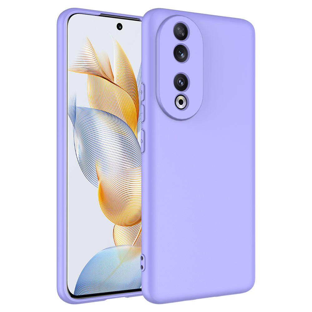 Honor 90 Kılıf Zore Mara Lansman Kapak-Lila