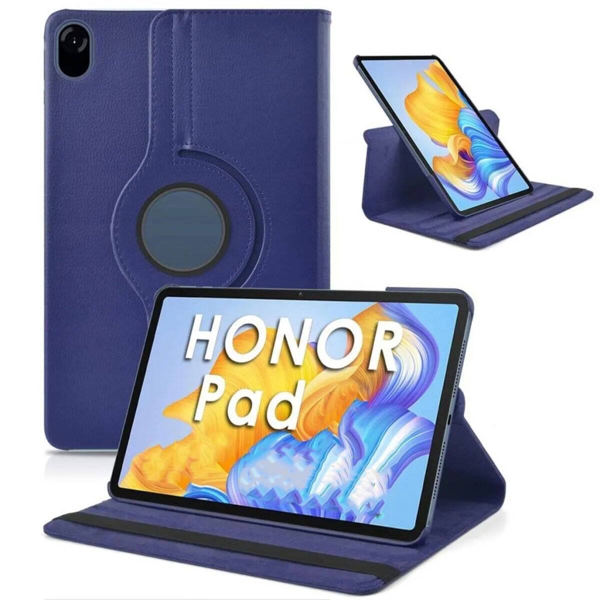 Huawei Uyumlu Honor Pad X8 Pro 11.5’ Zore Dönebilen Standlı Kılıf-Lacivert