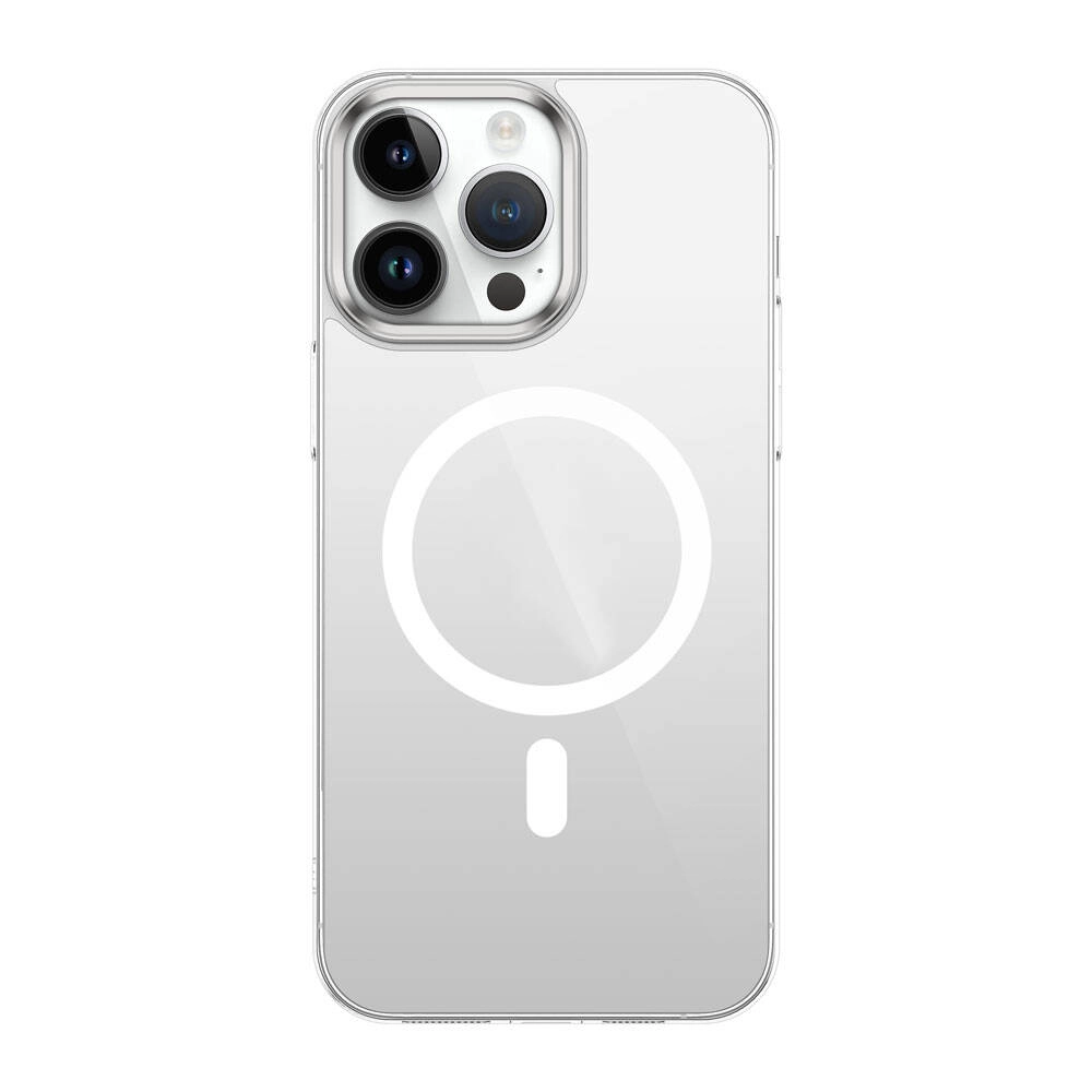 iPhone Uyumlu 15 Pro Max Kılıf Zore Wireless Şarj Özellikli Şeffaf G-Cam Kapak