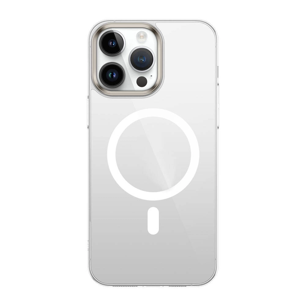 iPhone Uyumlu 15 Pro Max Kılıf Zore Wireless Şarj Özellikli Şeffaf G-Cam Kapak
