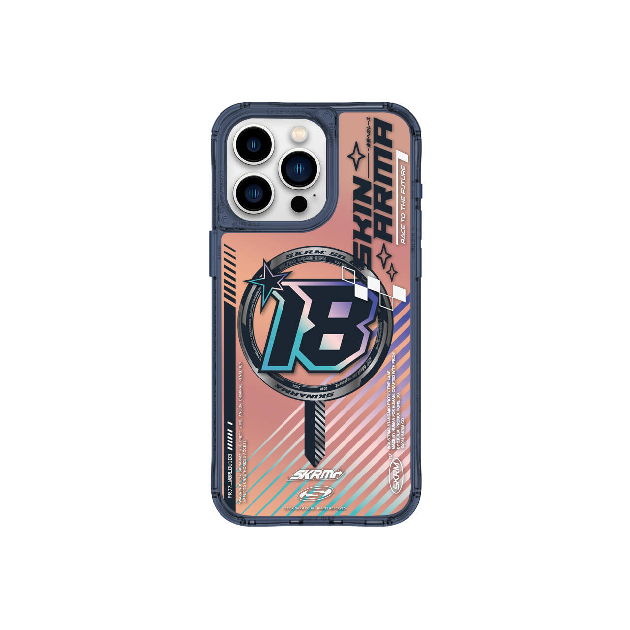 iPhone Uyumlu 15 Pro SkinArma M-safe Şarj Özellikli Sticker Yapıştırmalı Drift Kapak