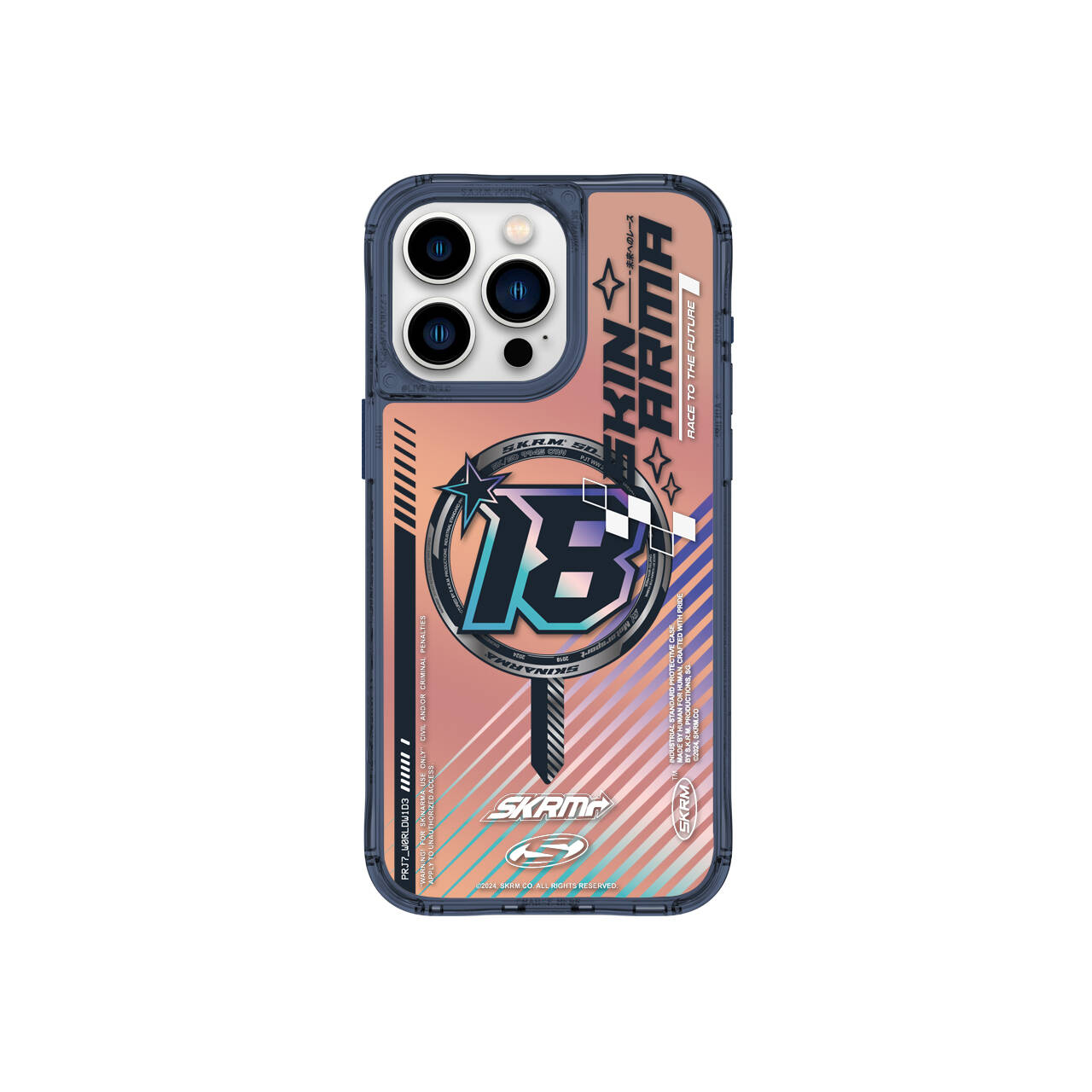 iPhone Uyumlu 15 Pro Max SkinArma M-safe Şarj Özellikli Sticker Yapıştırmalı Drift Kapak