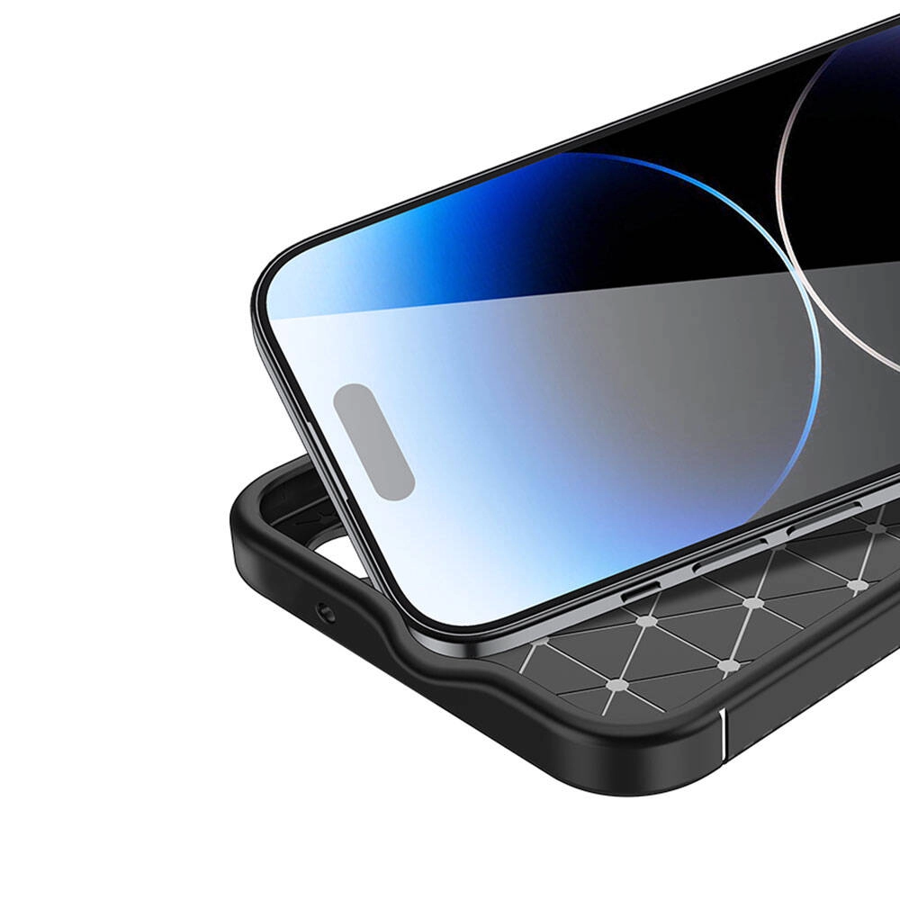 iPhone Uyumlu 15 Pro Max Kılıf Zore Negro Silikon Kapak