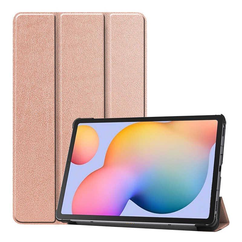 Lenovo Tab P11 Pro 11.2’’ 2.Nesil Zore Smart Kapak Standlı 1-1 Kılıf-Rose gold